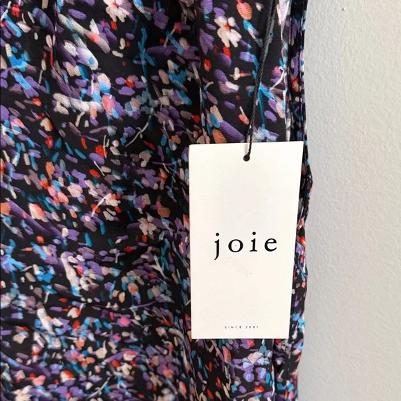 Joie Penelope Sleeveless Blouse • Caviar Multi Pattern • XL • NWT - Picture 3 of 9